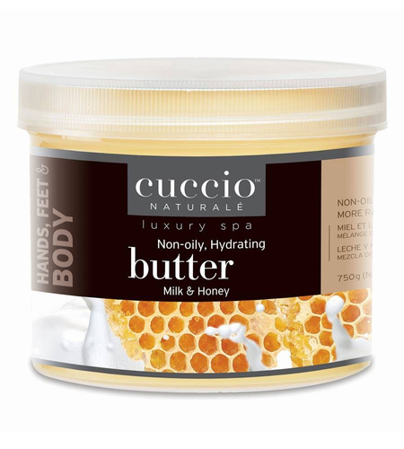 Cuccio Naturale Hand, Foot and Body Butter Honey and Milk 750 g