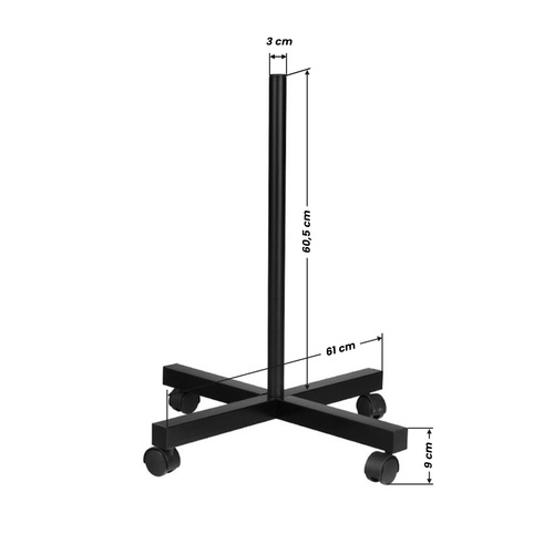 Magnifying lamp s4 + tripod black