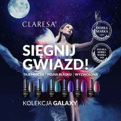 Claresa lakier hybrydowy galaxy blue 5g