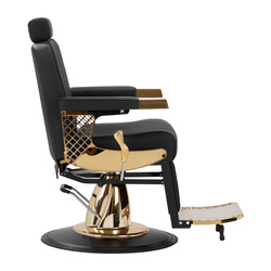 Gabbiano barber chair marcus gold black