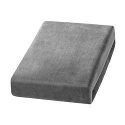 Grey velour sheet