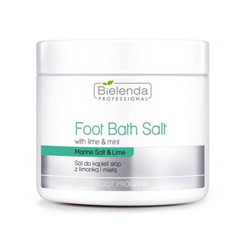 Bielenda foot bath salt with lime and mint 600 g 