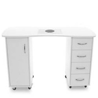 Desk 2027 zp white two cabinets