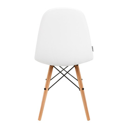 4rico scandinavian chair qs-185 eco leather white