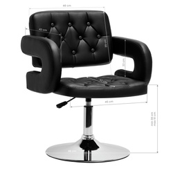 Hair system barber chair qs-b1801 black