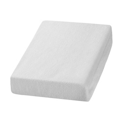 White terry cloth sheet