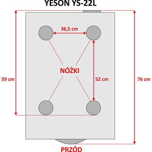 Autoklaw Yeson serii YS 22L Silver Line klasa B