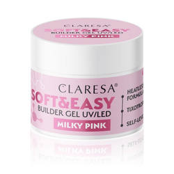 Claresa żel budujący soft&easy gel milky pink 45g