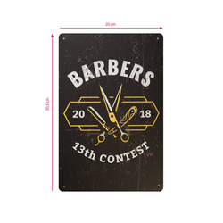 Tablica ozdobna barber b038