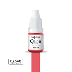 Permanent makeup pigment Bioevolution Red 710 Qline Pro 5ml 