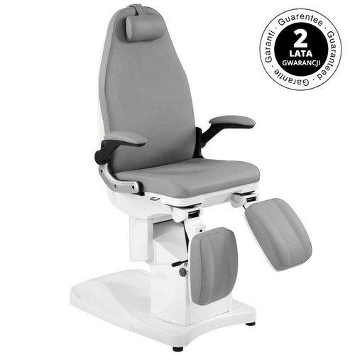 Podiatry chair electr. azzurro 709a 3 siln. gray