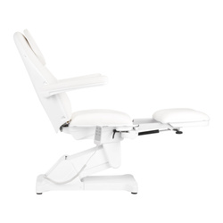 Sillon basic pedi 3 siln. white electric cosmetic chair