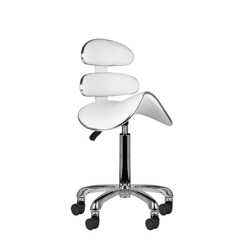 Roll speed cosmetic stool am-880 white