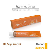 Henna żelowa INTENSIVE 20 ml brąz średni