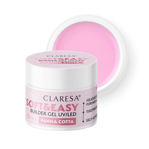 Claresa soft&amp;easy gel builder panna cotta 12g