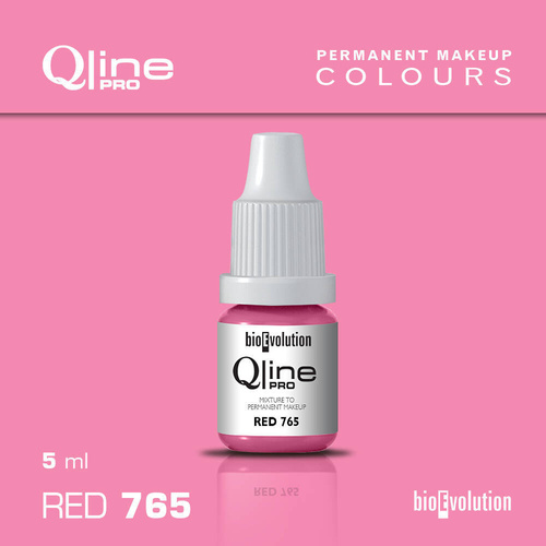 Pigment do makijażu permanentnego ust Bioevolution Red 765 Qline Pro 5ml 