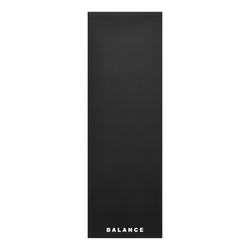 Balance yoga mat pvc black