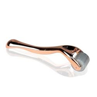 Derma roller do mezoterapii rose gold 0,25 mm 192 igły tytanowe