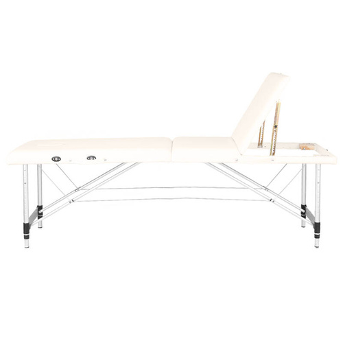 Folding massage table aluminum comfort activ fizjo 3 segment cream