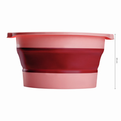 Folding pedicure bowl pink