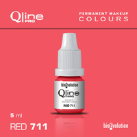 Permanent makeup pigment Bioevolution Red 711 Qline Pro 5ml