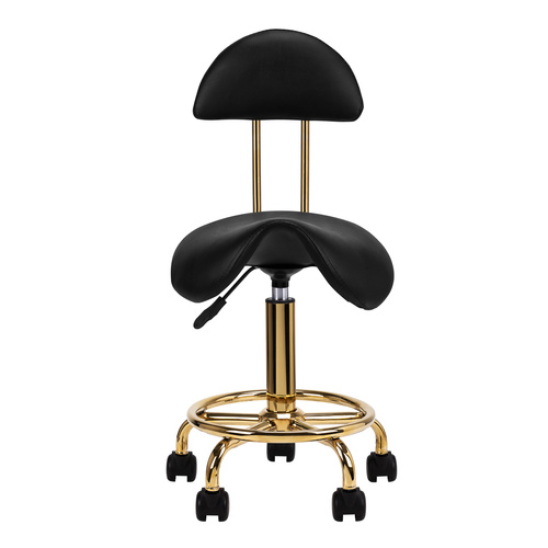 Cosmetic stool 6001-g gold-black