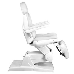 Electr. cosmetic chair azzurro 870s pedi 3 siln. white