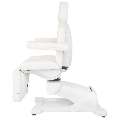 Electr. cosmetic chair azzurro 869a rotating 4 motors white