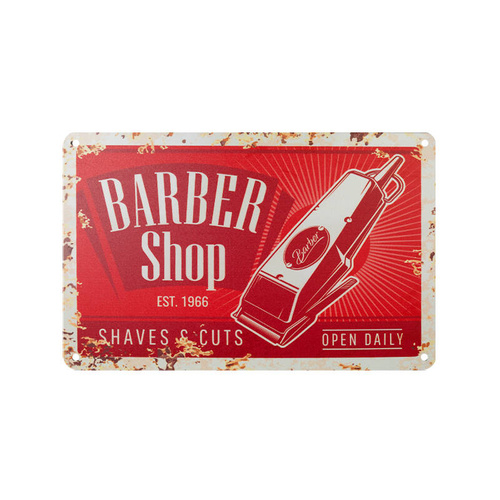 Tablica ozdobna barber b013