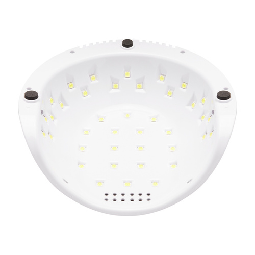 Shiny 86w white/silver pearl uv led lamp