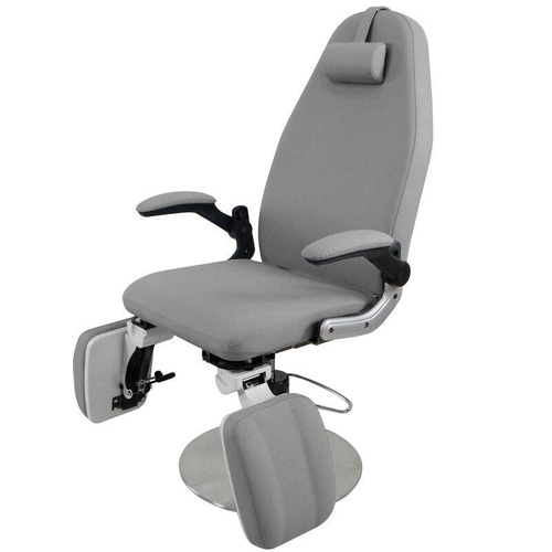 Hydraulic podiatry chair azzurro 713a grey