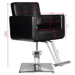 Hair system hairdressing chair hs91 black