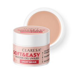 Claresa soft&amp;easy gel builder light beige 45g