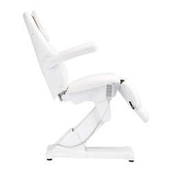 Electric cosmetic chair sillon basic 3 siln. white