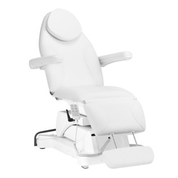 Electric beauty chair sillon basic 3 siln. swivel cosmetic chair white