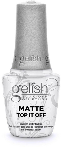 Gelish - Matte Top It Off 15ml - matte top