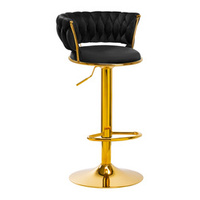 4rico bar hocker qs-b313a velvet black