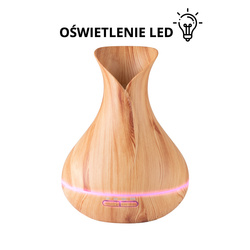 Aroma diffuser humidifier spa 15 light wood 400 ml + timer