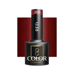 Ocho nails hybrid varnish red 208 -5 g