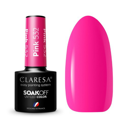 Claresa hybrid varnish pink 532 -5g