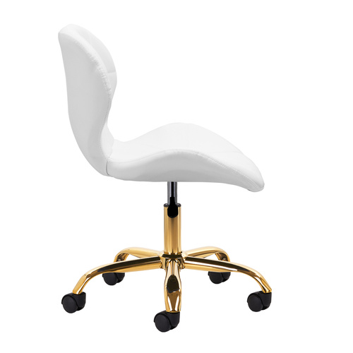 Cosmetic stool qs-06g gold white