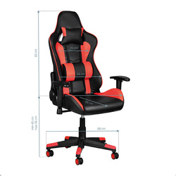 Premium gaming chair 557 red