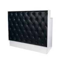 Gabbiano reception desk pearl black