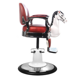 Gabbiano children's hairdressing chair horse maroon