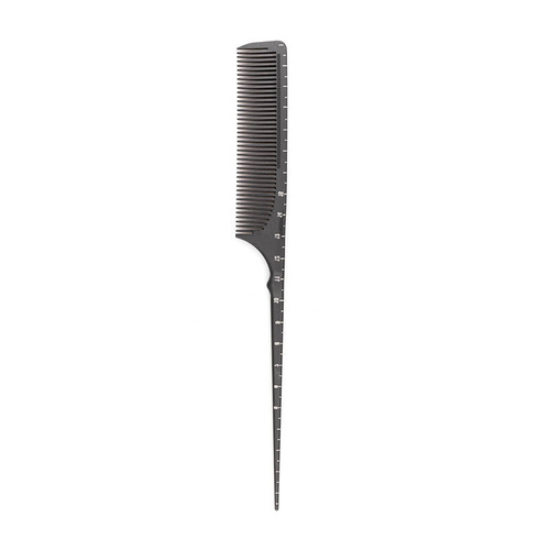 Comb with carbon measure plastic skewer f-11