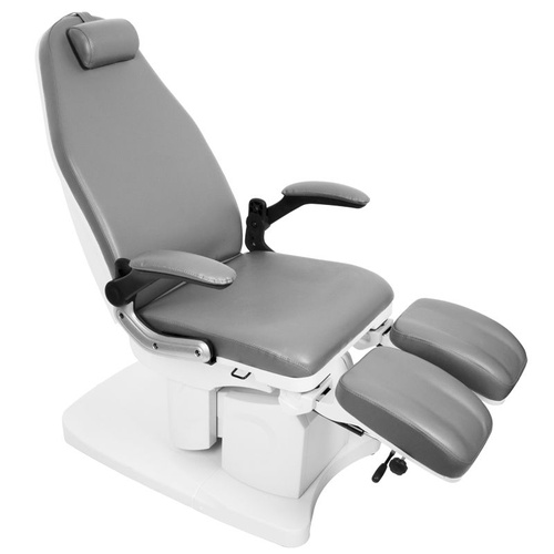 Podiatry chair electr. azzurro 709a 3 siln. gray