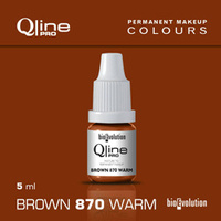 Permanent makeup pigment Bioevolution Brown 870 Warm Qline Pro 5ml