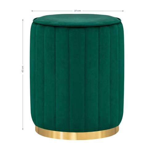 Green pouffe yf-t11