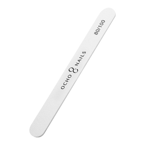 Ocho nails straight file 80/100 1 pc safe pack