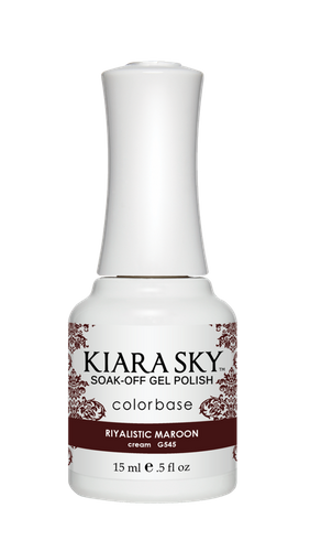 KIARA SKY Gel Polish - G545 RIYALISTIC MAROON